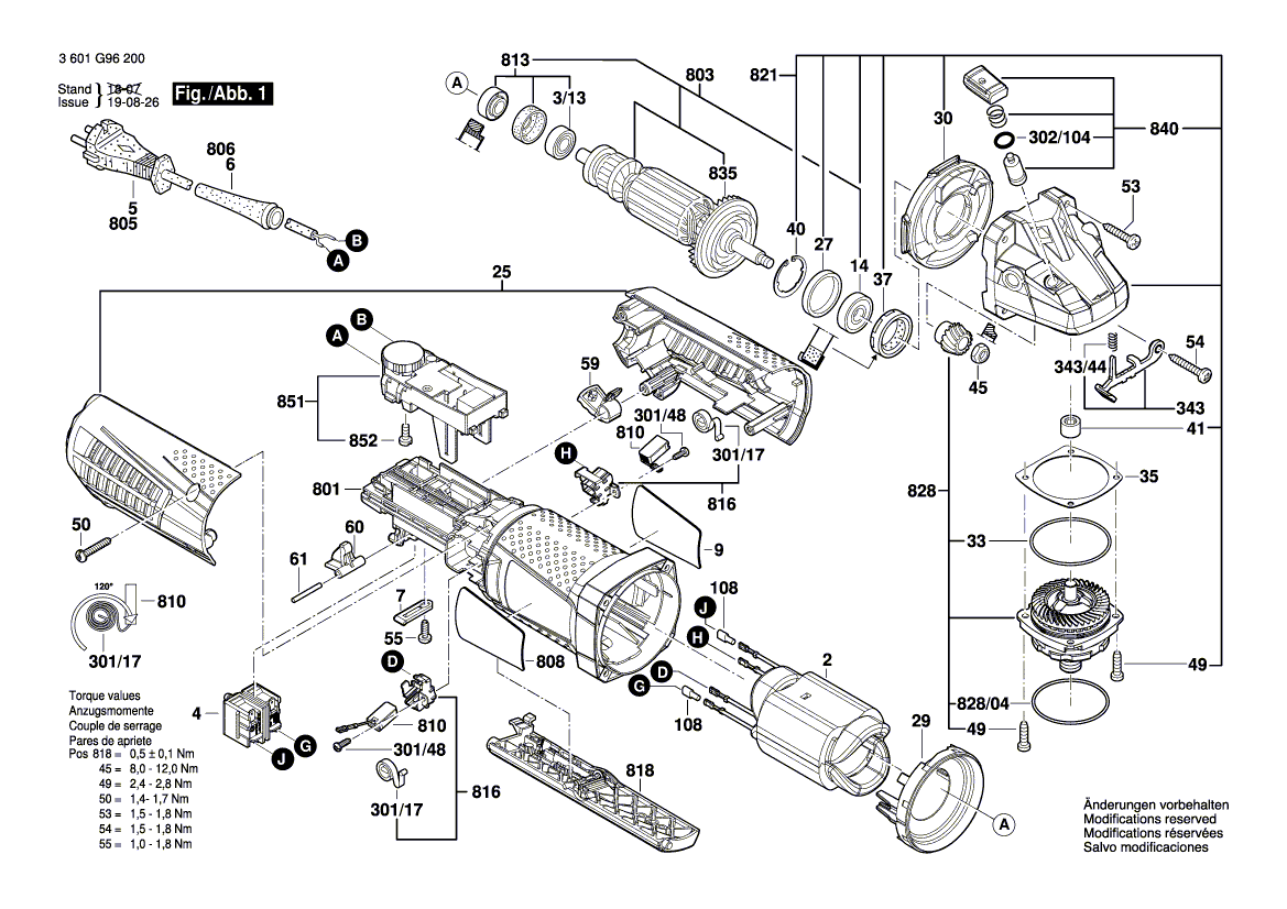 Nouveau champ de Bosch 1607000f0b authentique