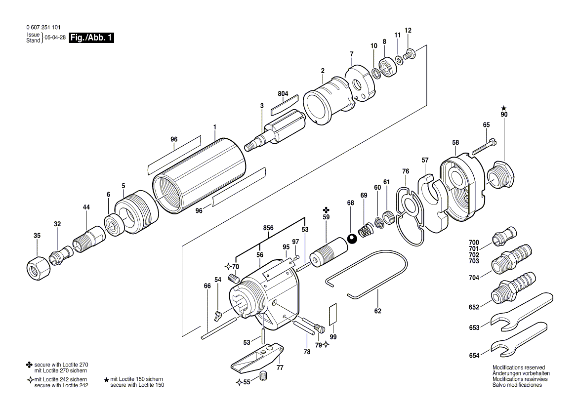 Neue echte Bosch 3608570001 Collet -Kiefer