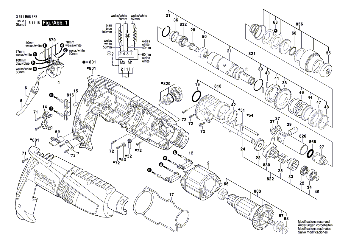 NOUVEAU CORDE D'ALIMENTATION BOSCH VOLIQUE 160446072W