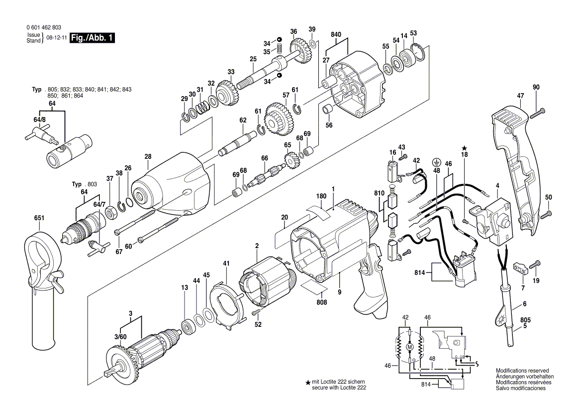 Neues echtes Bosch 3606316021 Zylindrischer Gang