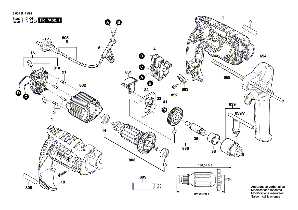 Nieuwe echte Bosch 160111a3yr -naamplaatje