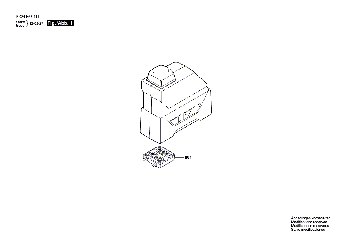 Neue echte Bosch 2610A15390 Batterieabdeckung