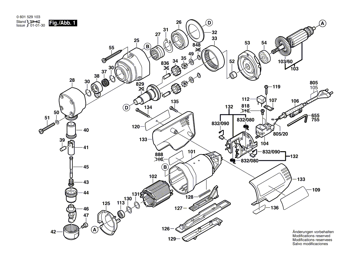 Nieuwe echte Bosch 2601328002 Cover Disc