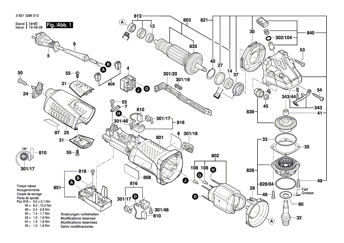 Neue echte Bosch 1605510382 Schutzabdeckung