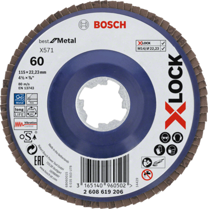 Новый подлинный Bosch 2608619206 x571 Лучший для металлических дисков с x-блоком, прямой