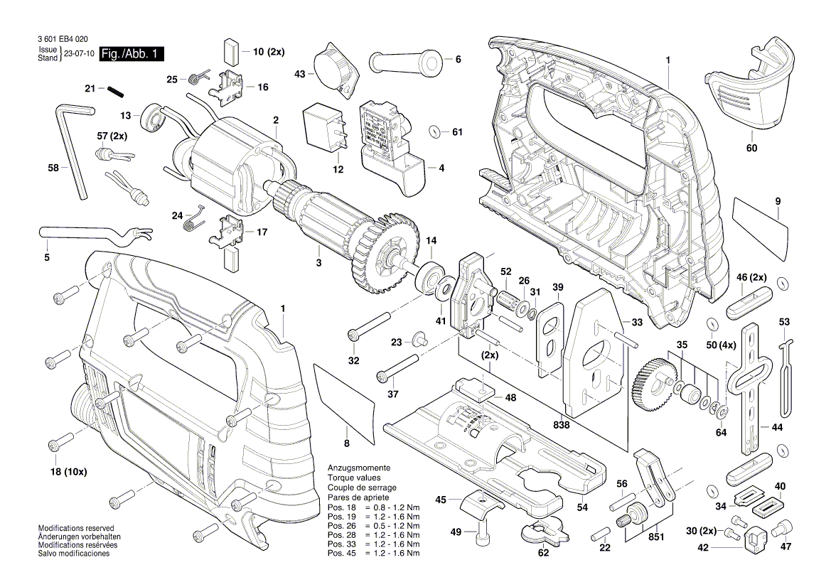 Nieuwe echte Bosch 1619PB9352 Socket -kopdopschroef