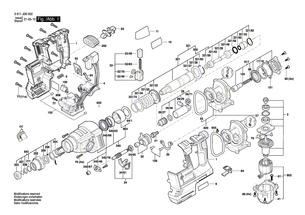 Nieuwe echte Bosch 1600A007RZ Aangepaste schijf