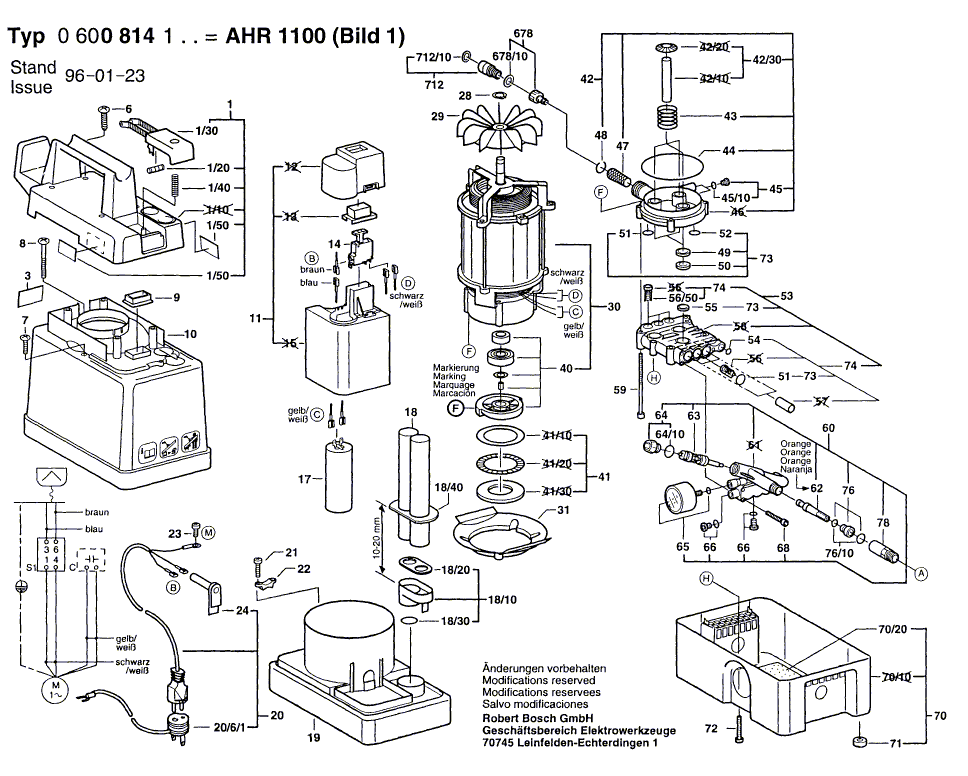 Ny ekte Bosch 1609350292 High Press Clean Dyse