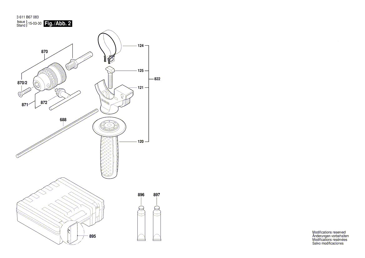 New Genuine Bosch 1619P12911 Armature set