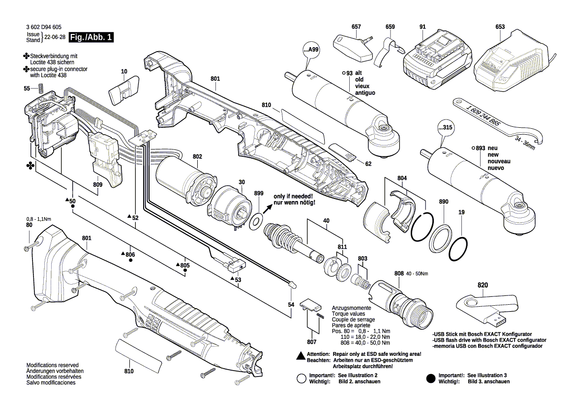 Ny ekte Bosch 3607031918 Elektronikkmodul