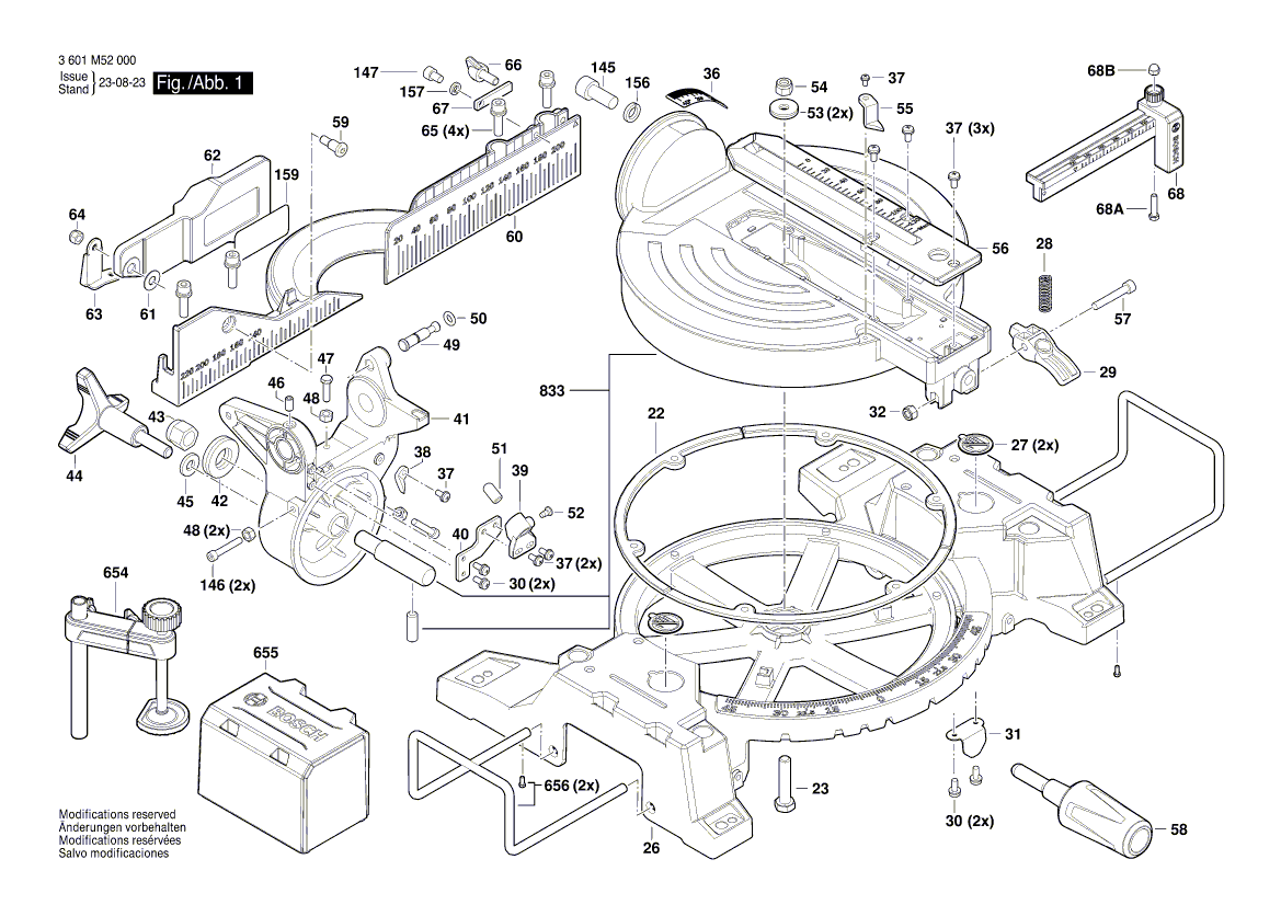 Neue echte Bosch 1619PB9144 Carbon-Push-Set