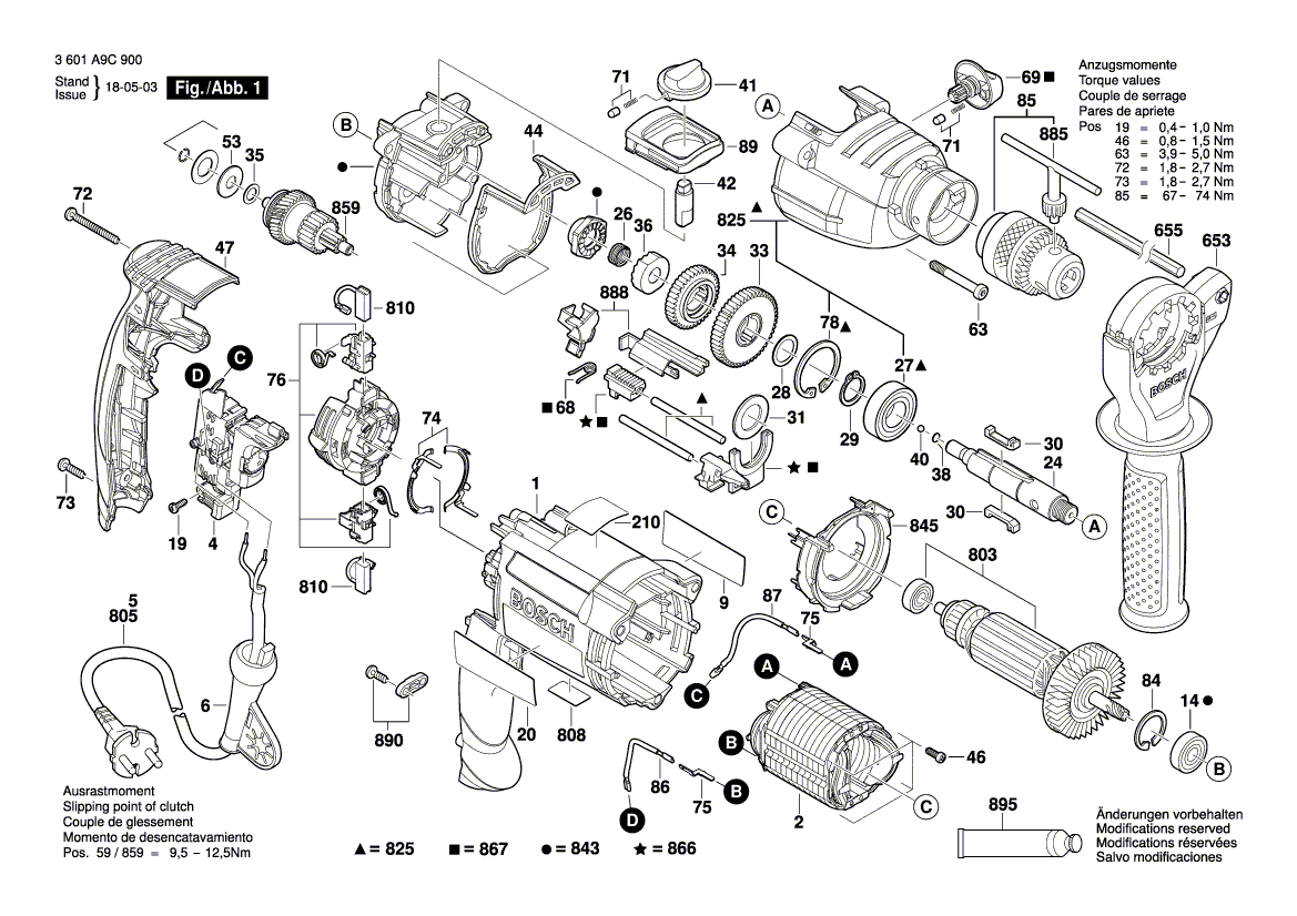 Nouvelle véritable plaque signalétique Bosch 160111A5RV