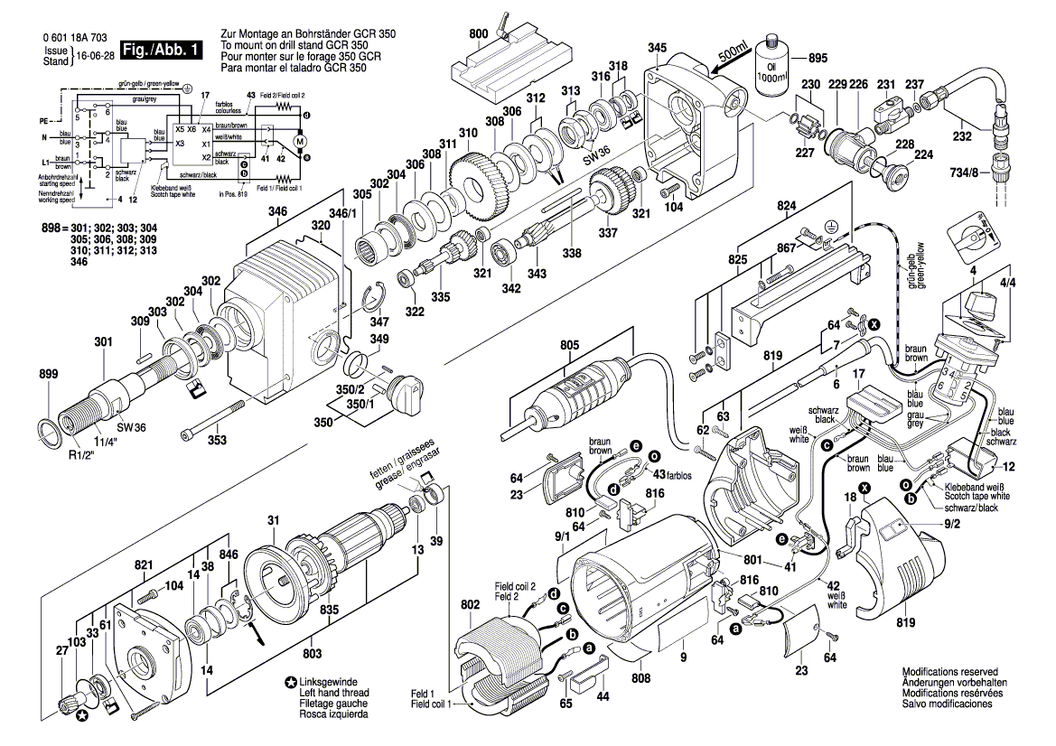 Neuer Original Bosch 3607031559 Schalter 