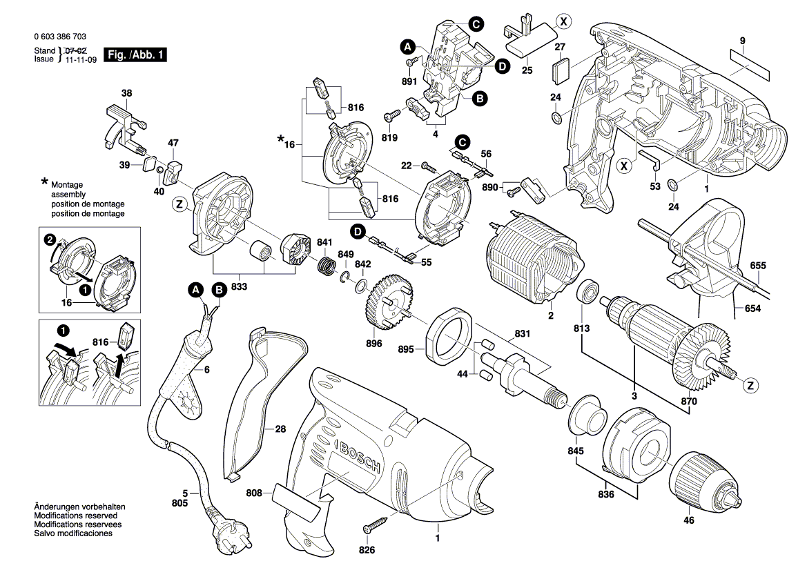 Новый подлинный Bosch 2605805011 фланцевой подшипник