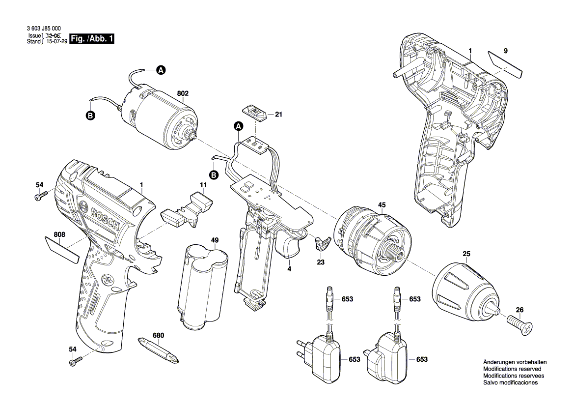 Nieuwe echte Bosch 160723359d elektronische module