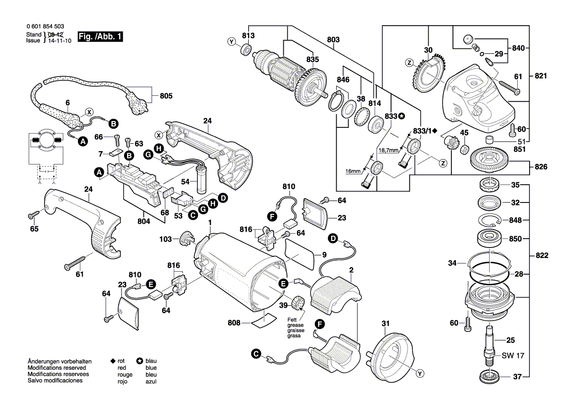 Nieuwe echte Bosch 1601118C91 -naamplaatje van de fabrikant