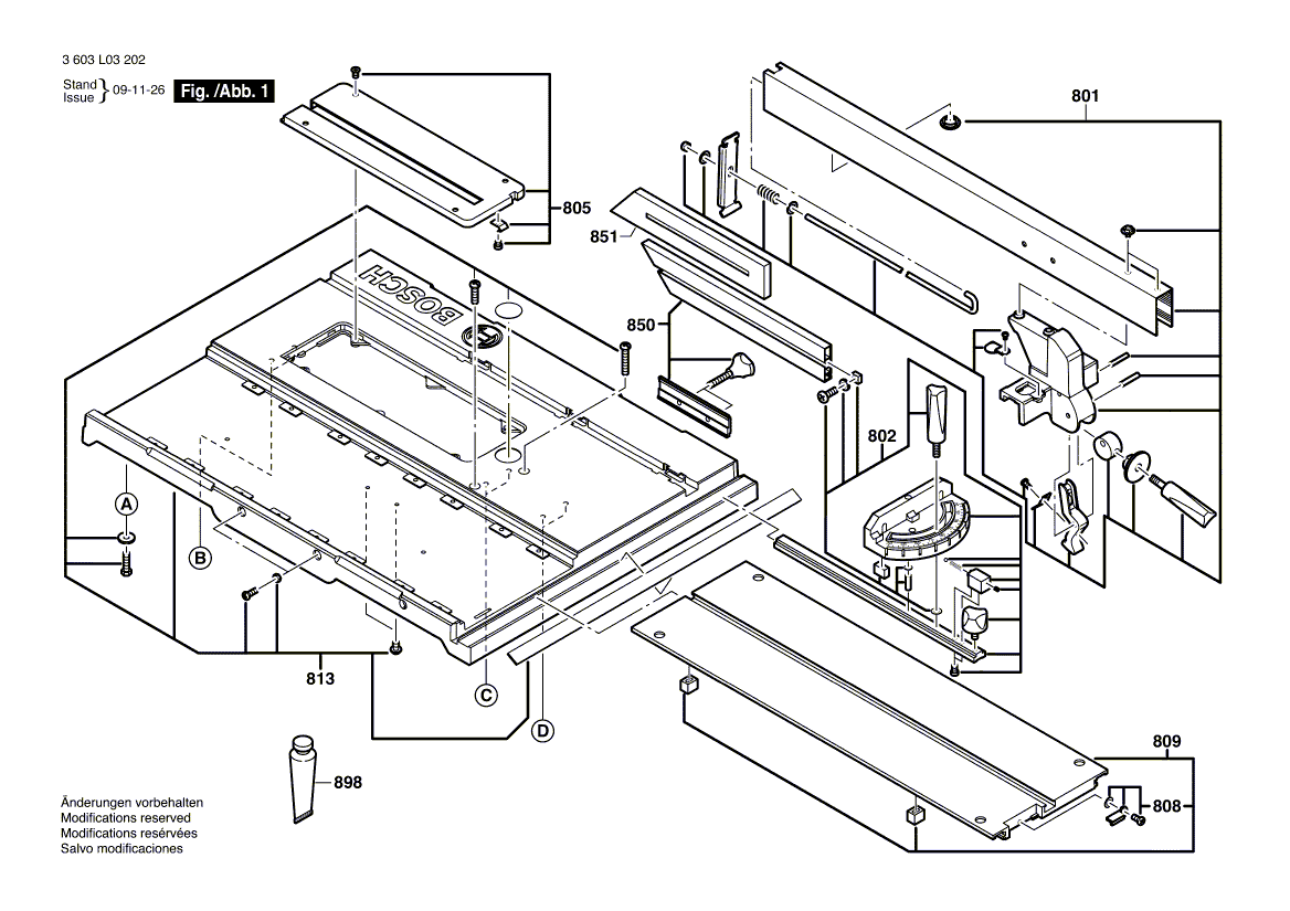 Nouvelle clé Bosch 1600A000B3 authentique