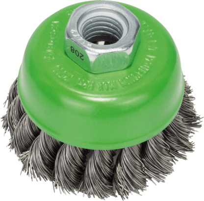 Nouveau véritable bosch 2608622104 lourd pour une brosse à tasse de fil inox