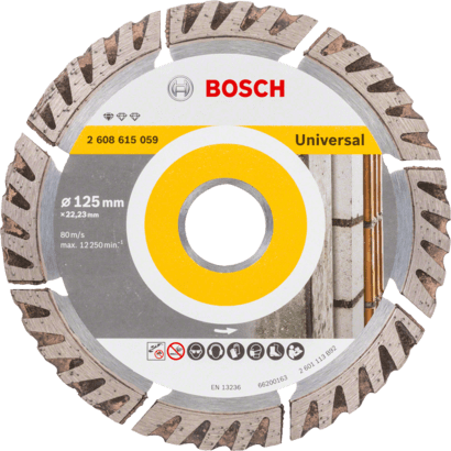 Nouveau véritable bosch 2608615059 Standard pour le disque de coupe diamant universel pour