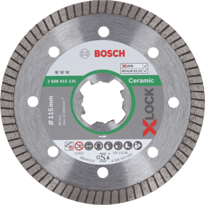 Ny ekte Bosch 2608615131 X-Lock Best for Ceramic Extra Clean Turbo Diamond