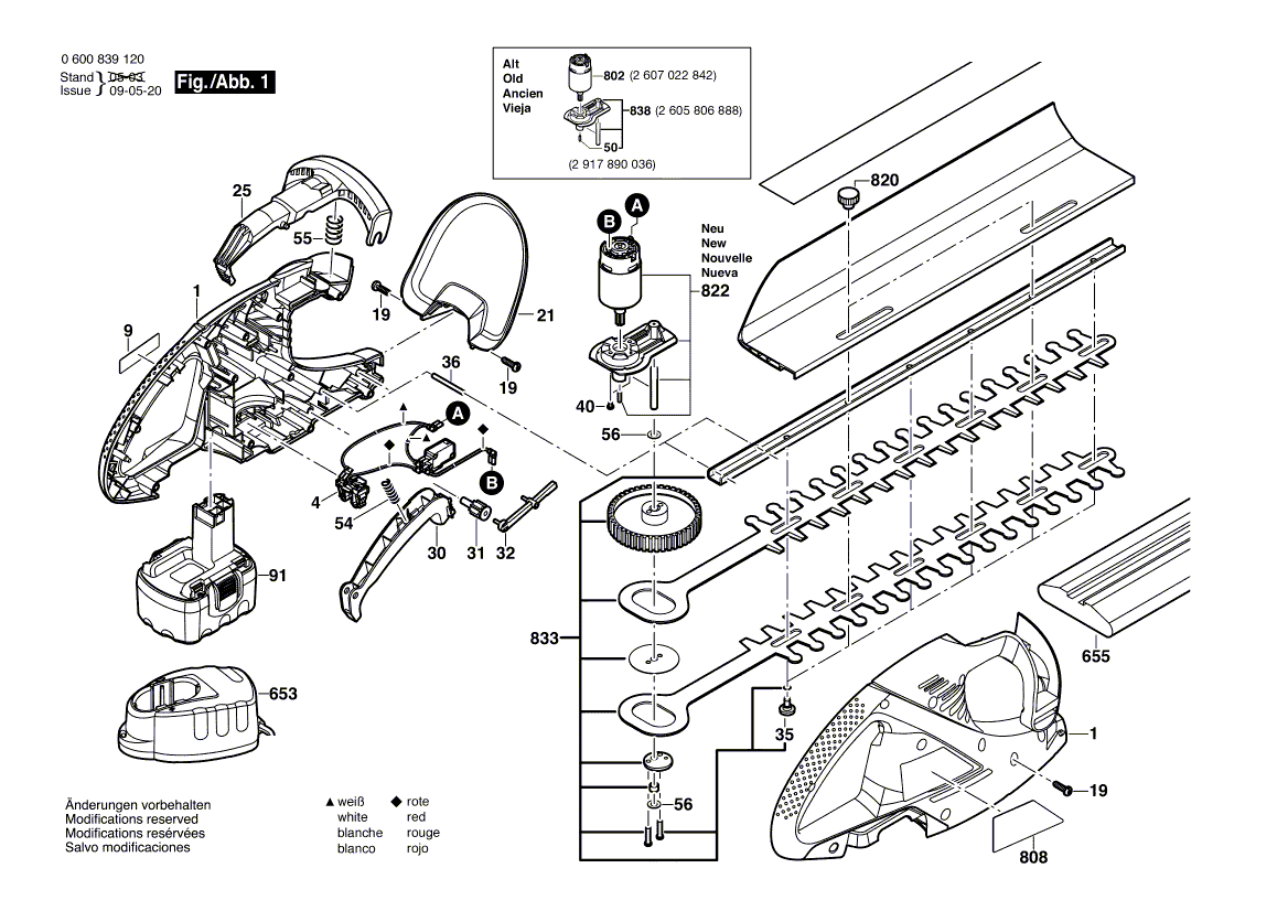 Ny ekte Bosch 1600A003WD knivvakt