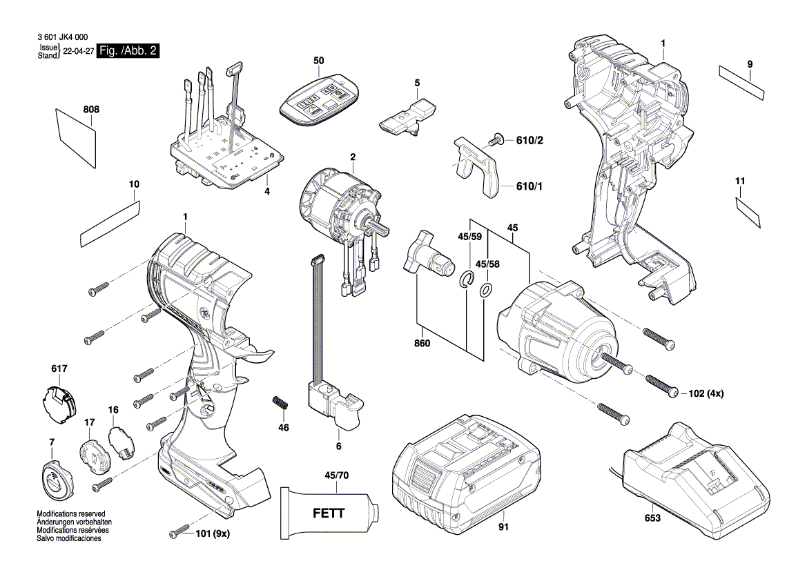 Nieuwe echte Bosch 1605806652 Housing