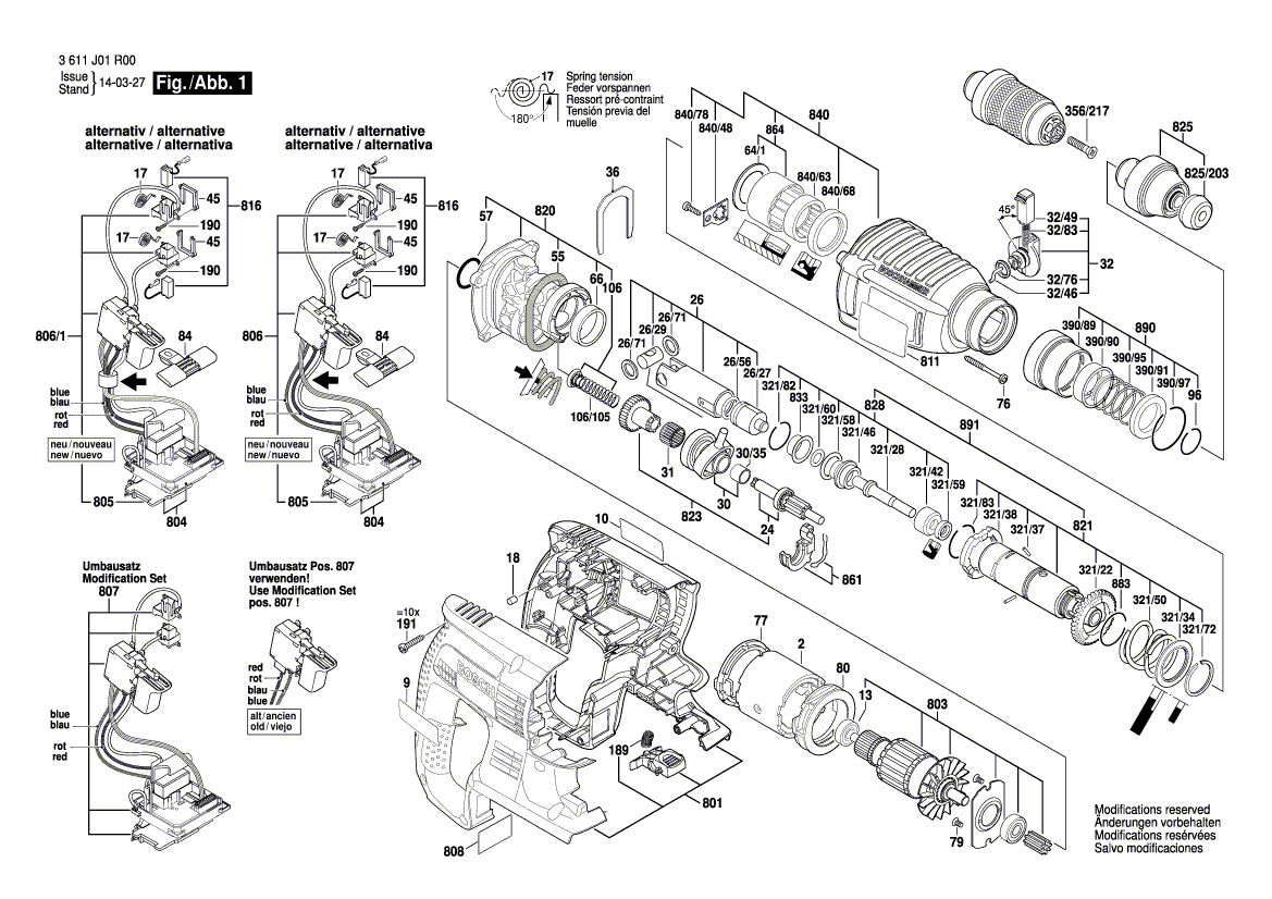 Neue echte Bosch 1611110Z60 Hersteller -Typenschild