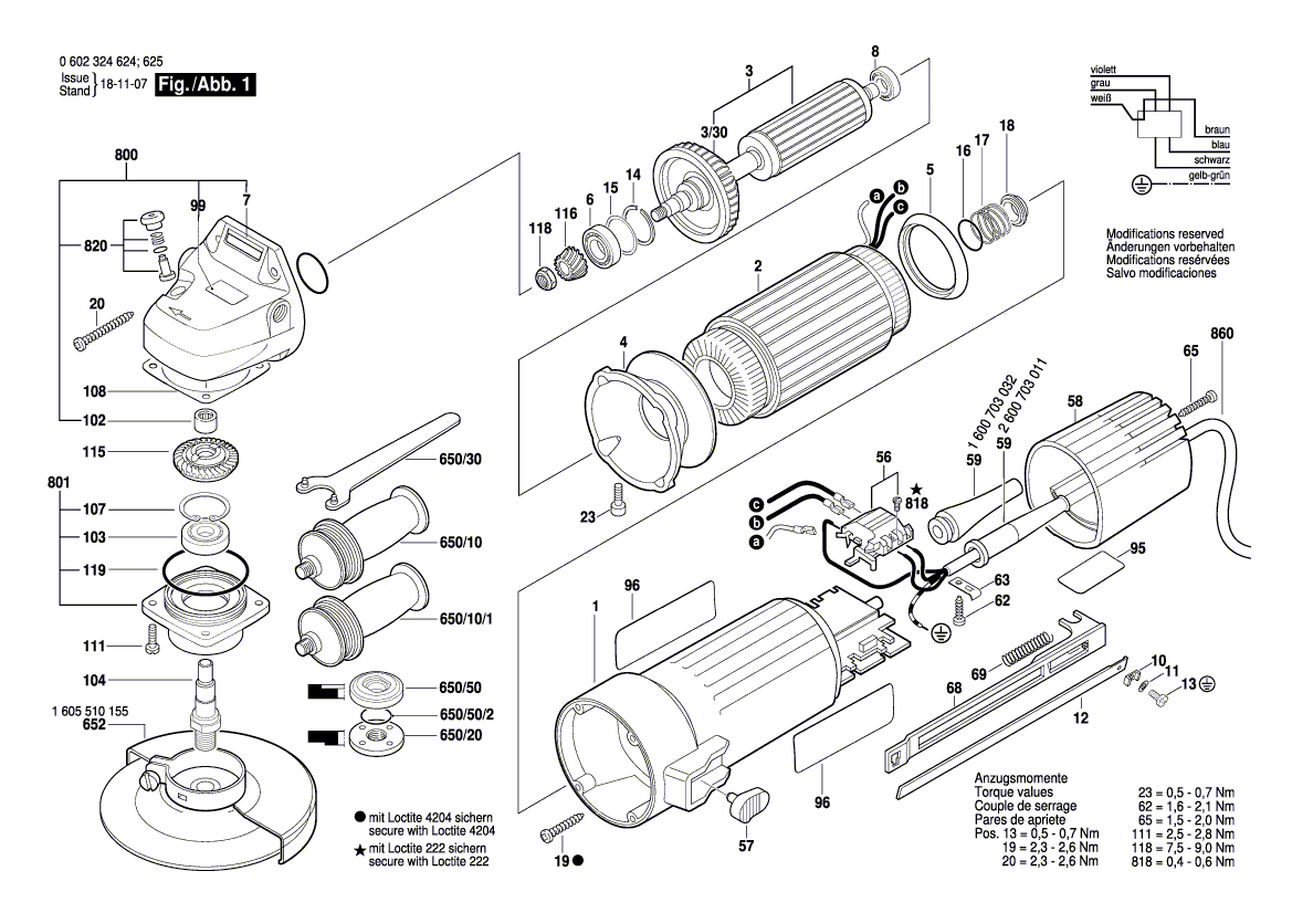 Новый подлинный Bosch 3607031602 Сборка обслуживающих частей