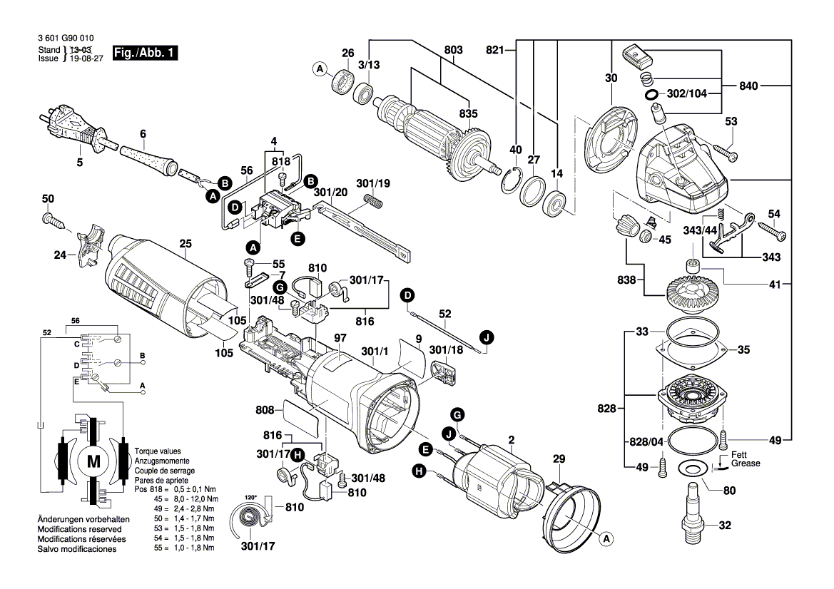 Nouvelle véritable plaque signalétique du fabricant Bosch 1601118L43