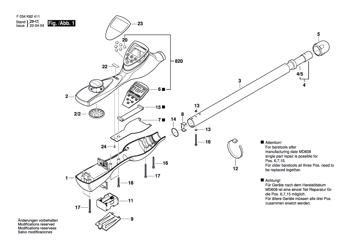 Neue echte Bosch 2610A04375 Gummi