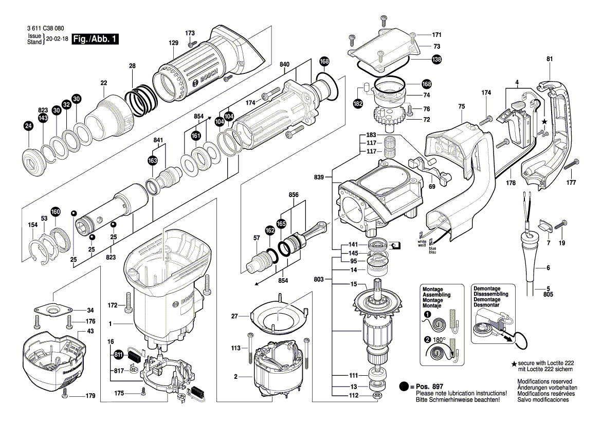 Neue echte Bosch 1610508043 Schutzkappe