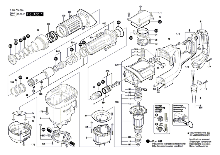 New Genuine Bosch 1619P08106 Field