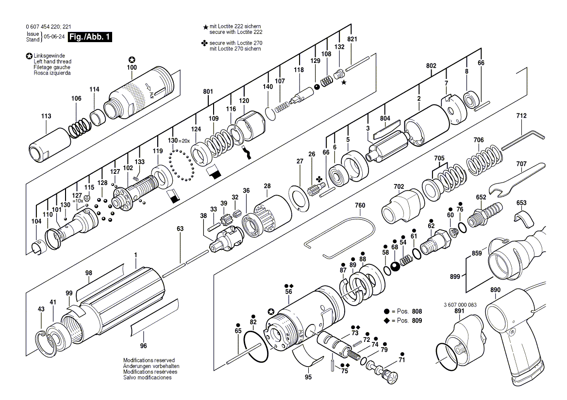 Новый подлинный Bosch 3607031086 Сборка обслуживающих частей