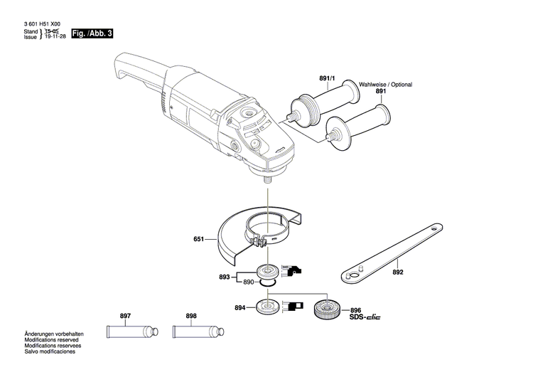 New Genuine Bosch 1619P13285 Nameplate