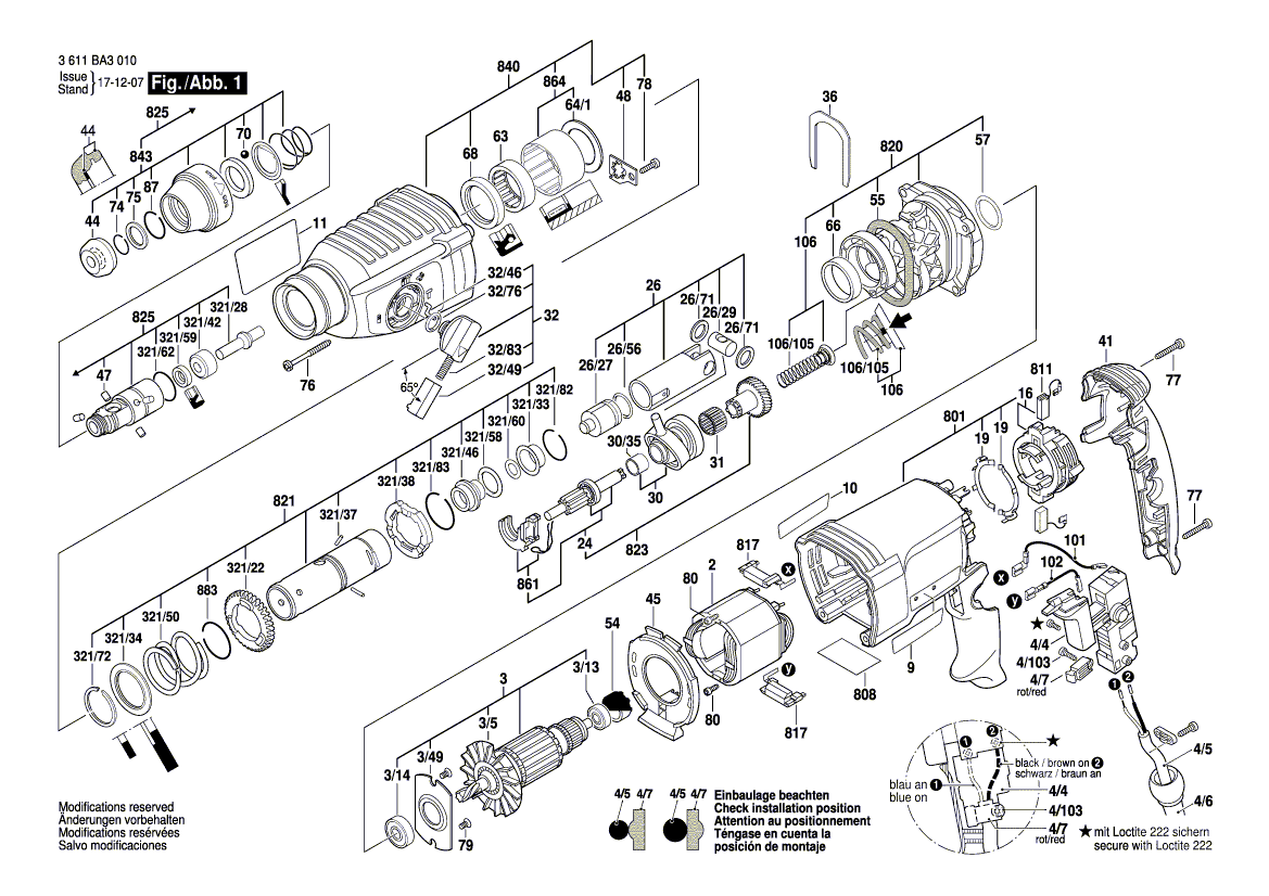 Ny ekte Bosch 160111C0XK ADVARSEL PLATE