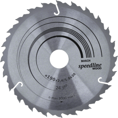 New Genuine Bosch 2608640801 Speedline Wood Circular Saw Blade