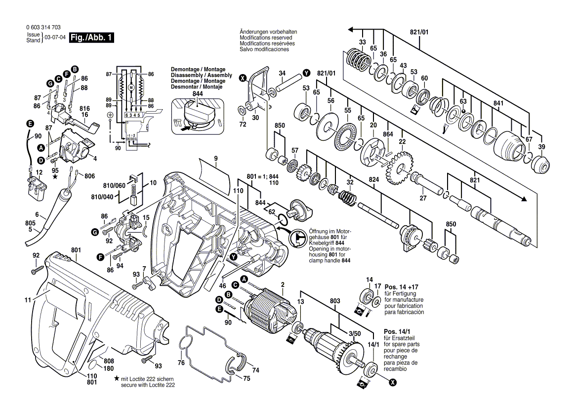 Nieuwe echte Bosch 1614010144 ARMATURE