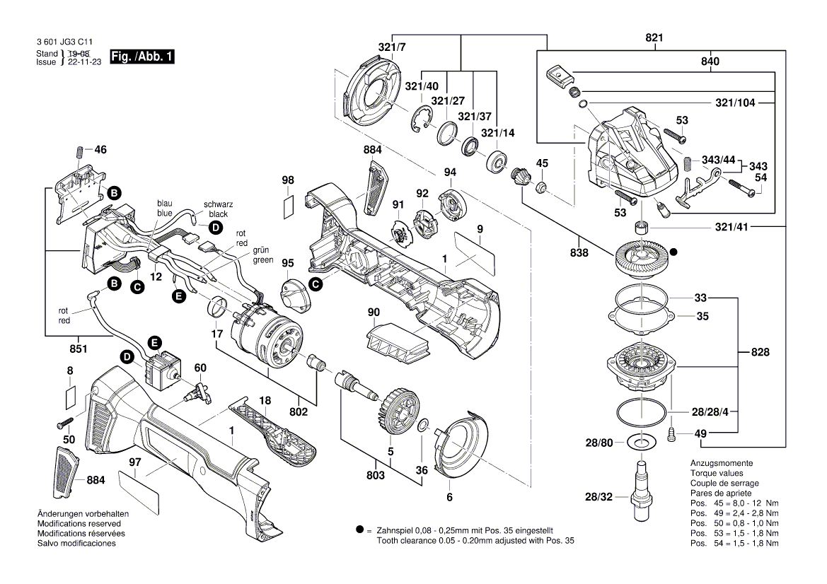 NOUVEAU BOSCH BOSCH 1607000CA6 LESSURES D'ÉGAGE