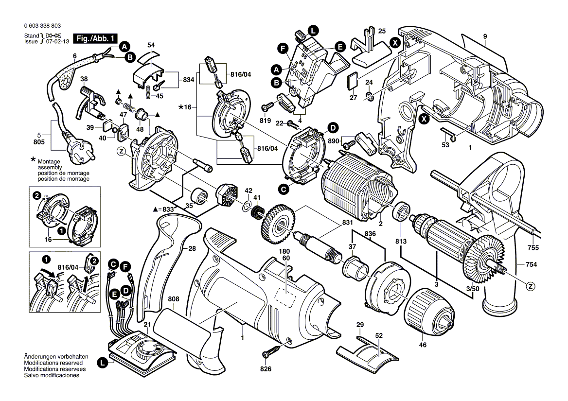 Neue echte Bosch 2604011156 Anker