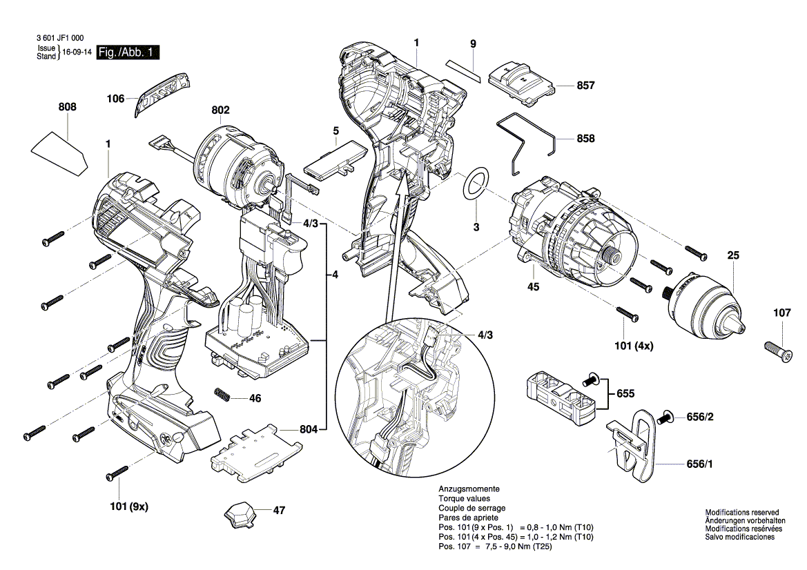 New Genuine Bosch 2609101550 Housing