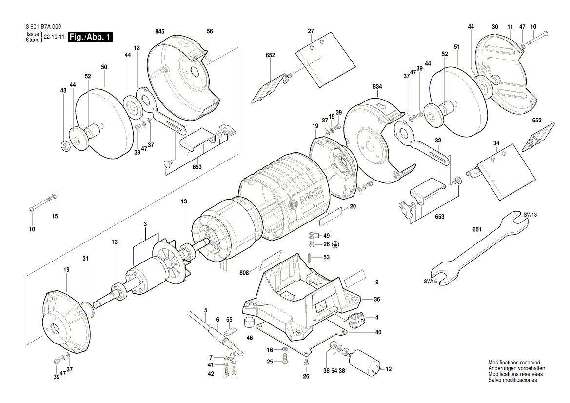 Nouveau véritable bosch 1619pa1959 roue de broyage