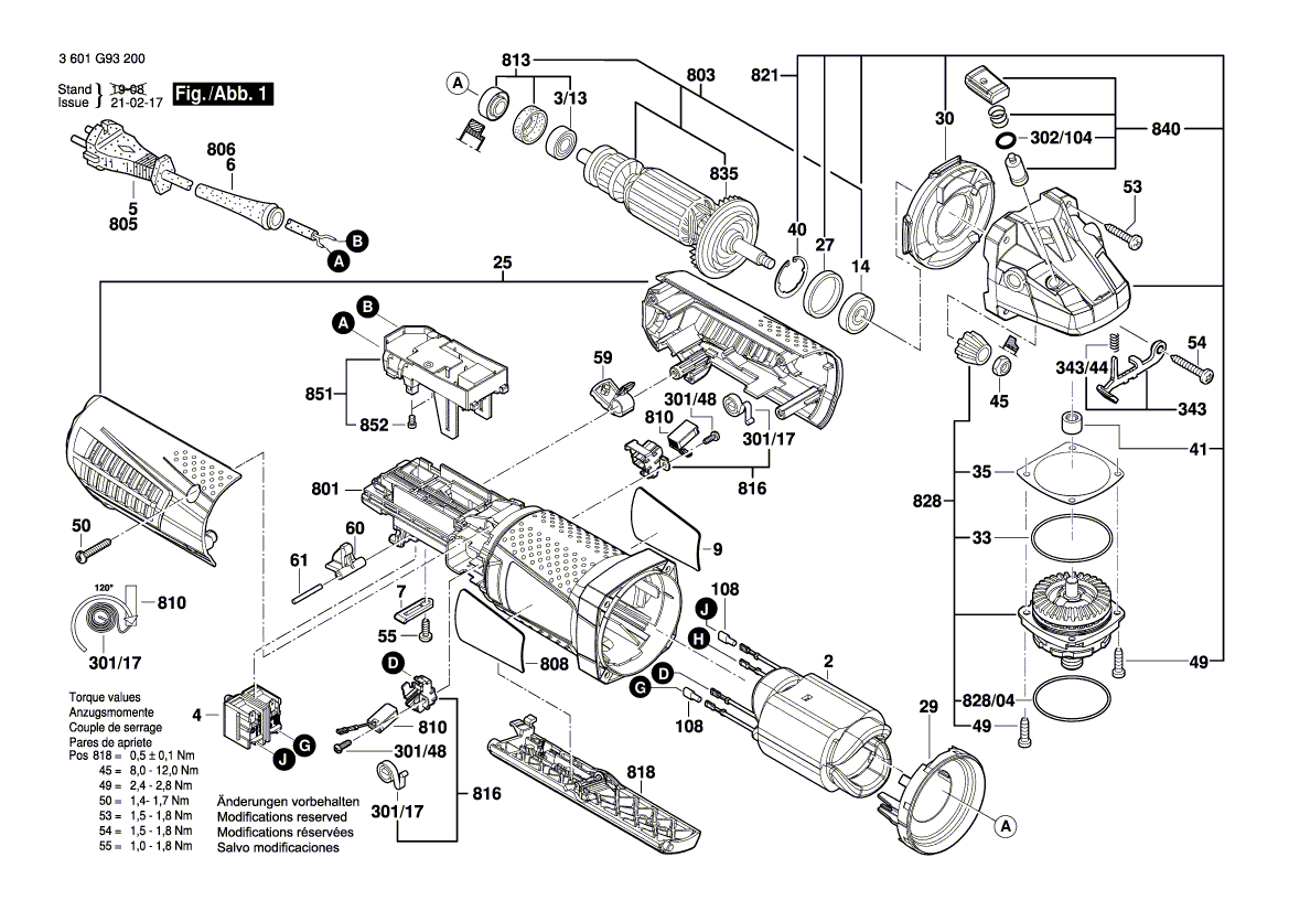 Ny ekte Bosch 160111C009 Produsentnavneskilt