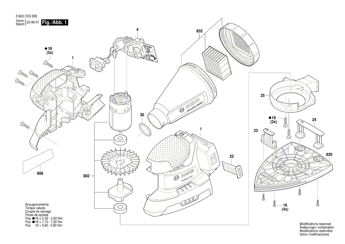 New Genuine Bosch 160111A9WC Nameplate