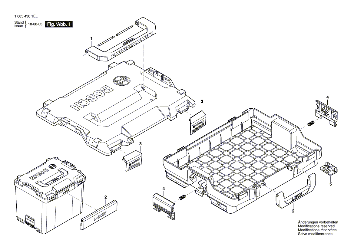 Новая подлинная ручка переноса Bosch 1600A01925