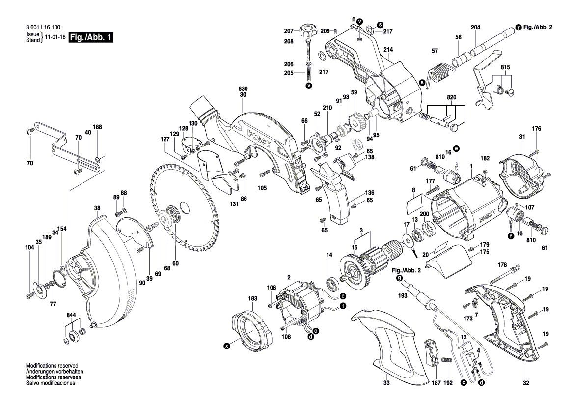 NEU EURNISCHE BOSCH 1619P03496 SWITCH