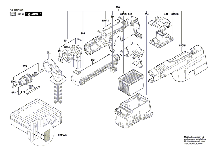 New Genuine Bosch 1619P06112 Gear Housing