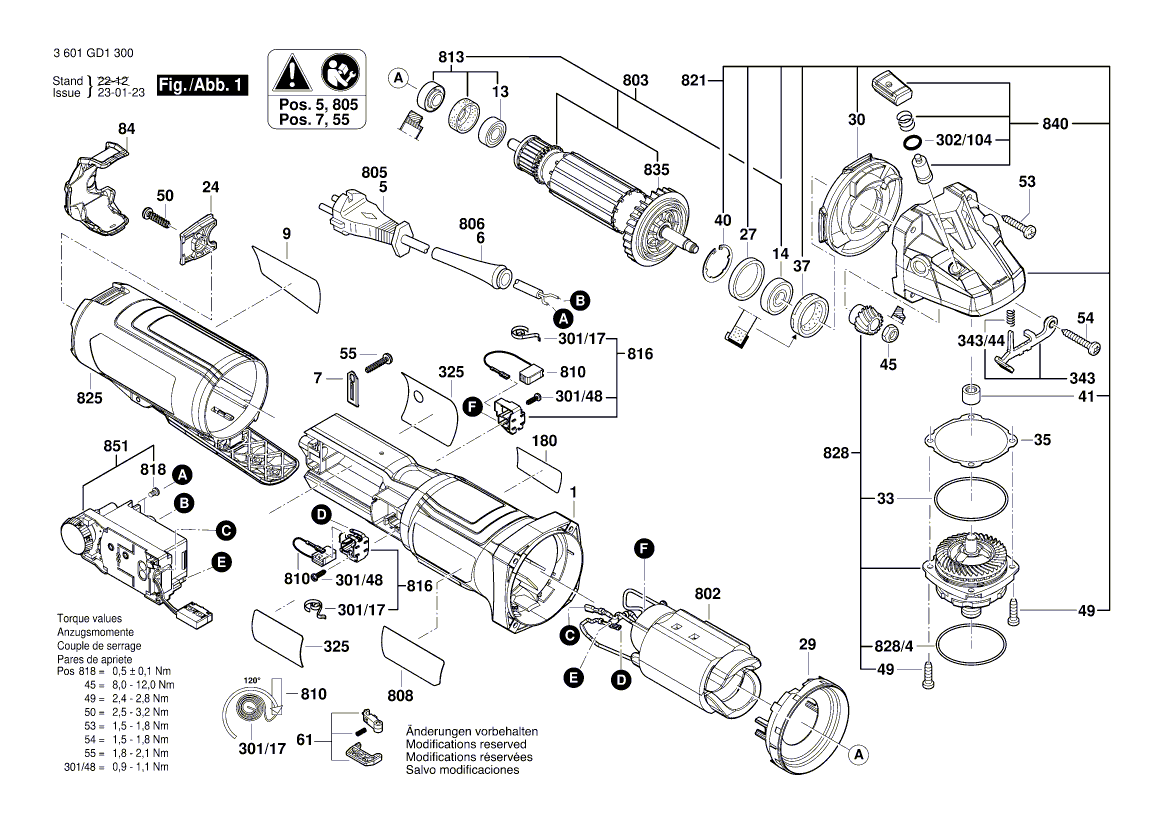 Nieuw echte Bosch 1607000f0k veld