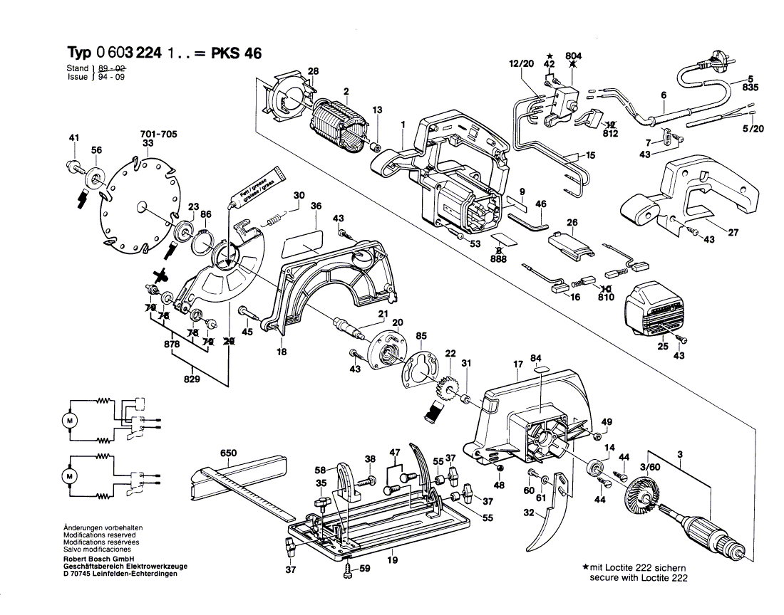 Nouveau véritable bosch 1603435025 Vis de taraudage