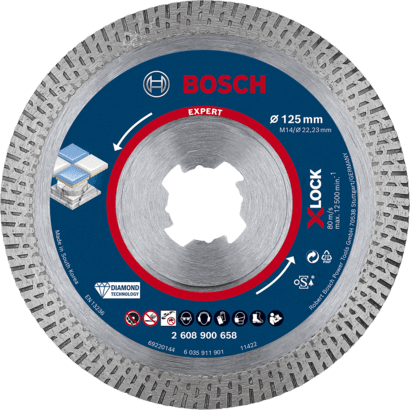 New Genuine Bosch 2608900658 EXPERT Hard Ceramic Diamond Cutting Disc