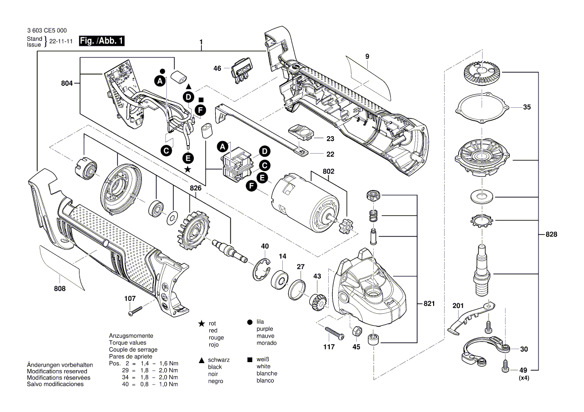 Ny ekte Bosch 1600A02JM9 beskyttelsesdekke